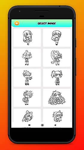 Coloring Book - Cute Anime Girl Game For Kids