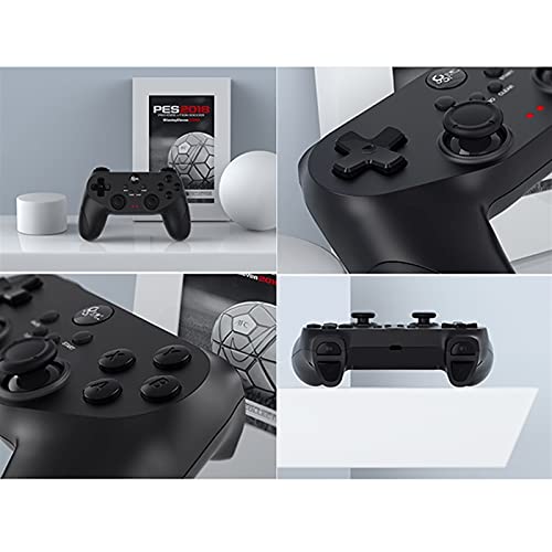 Controlador de interruptores inalámbricos, versión de computadora de PC Game Handle, Controlador de Mango Doble USB Cyberpunk, Equipo de Juegos (Color : Black-A, Size : 15.6 * 10.2 * 6cm)