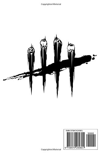 Dead By Daylight Logo Black Notebook: - Letter Size 6 x 9 inches, 110 wide ruled pages