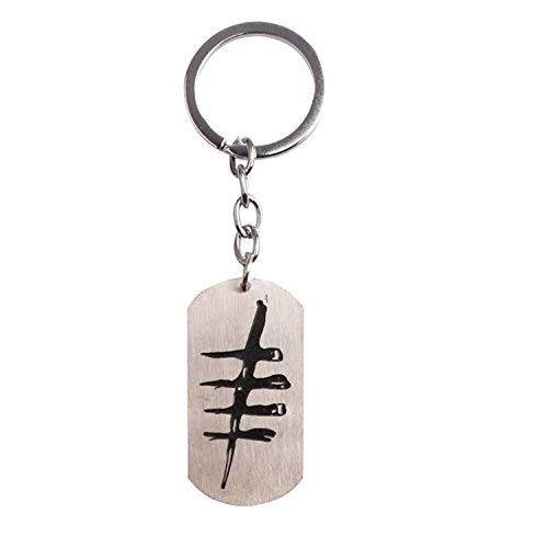 Dead by Daylight Logo Llavero Metal Game Dog Tag Simple Colgante Llavero