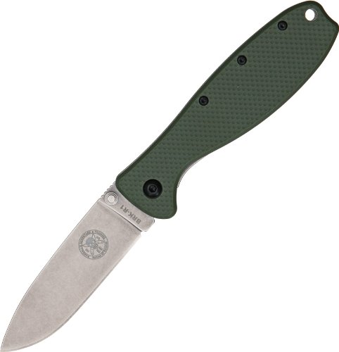 ESEE BRK Designed by Brkr1Od Cuchillo,Unisex - Adultos, Verde, un tamaño