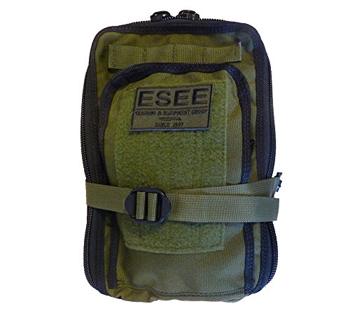 ESEE ESSURVIVALBAG Cuchillo a Lama Fissa,Unisex - Adultos, Verde, un tamaño