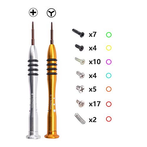 eXtremeRate Botones para Nintendo Switch Lite ABXY Botón Home Botón de Captura Botones de Volumen Dpad Botón L R ZL ZR Gatillos Teclas de reemplazo con Herramientas para Switch Lite(Dorado Cromo)