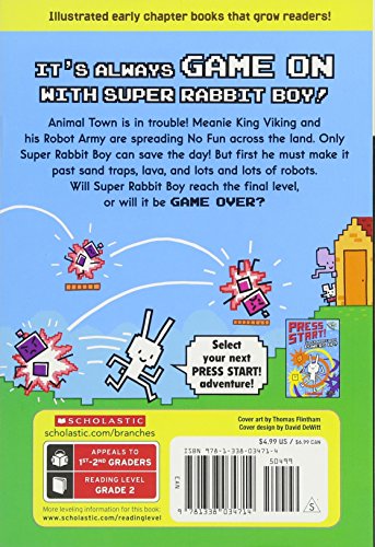 Game Over, Super Rabbit Boy! a Branches Book (Press Start! #1), Volume 1