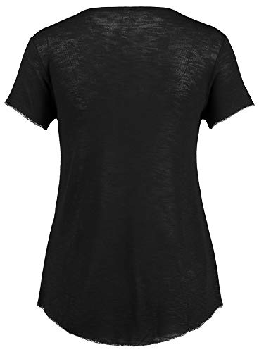 KEY LARGO Vicky v-Neck Camiseta, Negro, S para Mujer