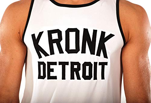 Kronk Chaleco icónico de entrenamiento con apliques de Detroit