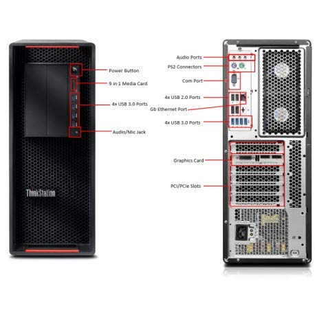 Lenovo ThinkStation P500 WorkStation | Intel Xeon E5-2678 v3 12 Cores 2,5 GHz | 32 GB RAM | 512 GB SSD | Nvidia Quadro K2000 2 GB | Windows 10 Pro | (reacondicionado)