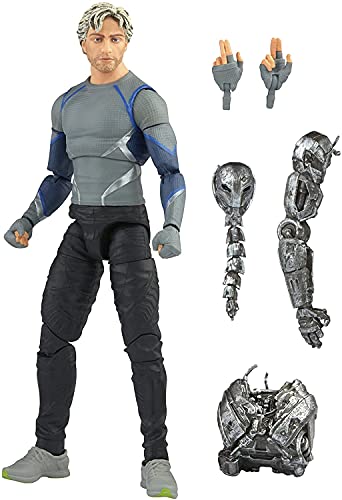 Marvel Hasbro F0186 Legends Series - Figura de Quicksilver de 15 cm - Personaje de la Saga Infinity - Diseño Premium - Figura y 5 Accesorios