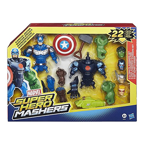 Marvel Super Hero Mashers - Juego de Figura de acción, 22 Piezas (Hasbro B1431)