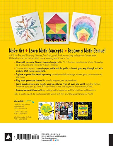 Math Art and Drawing Games for Kids: 40+ Fun Art Projects to Build Amazing Math Skills