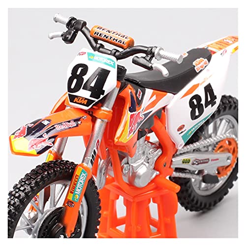 Modelo Motocicleta 1:18 2018 para Bburago 450 SX-F SXF Factory Racing No # 84 Jeffrey Herlings MXGP Mini Moto Regalo (Color : 5)