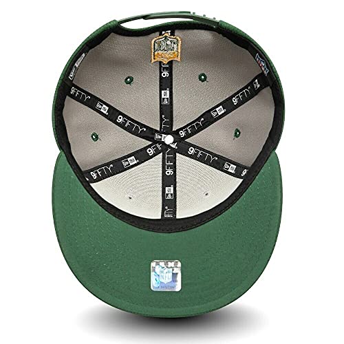 New Era NFL Green Bay Packers Authentic 2020 Sideline 9FIFTY Snapback Home Game Cap, Größe:S/M