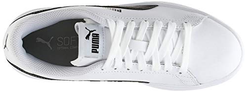 PUMA Smash v2 L, Zapatillas Bajas, para Unisex adulto, Blanco (Puma White-Puma Black), 41 EU