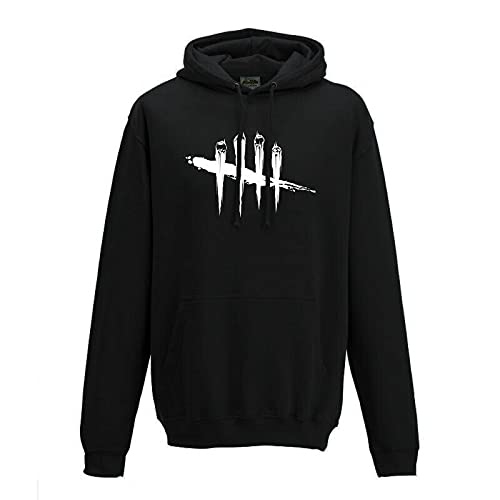 Release The Kraken F&L Design Co. Dead by Daylight Survival Horror Logo Gamer Geek Hooded Sweatshirt Black S