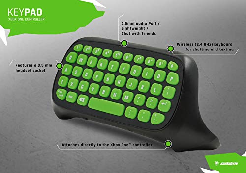 Snakebyte Key Pad Text And Message Pad - Wireless Keyboard (Xbox One) [Importación Inglesa]