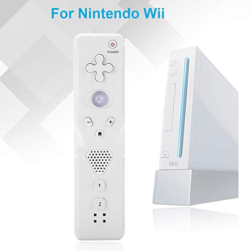 Socobeta Controlador de Juegos Controlador de Consola remota Controlador de Consola de Juegos Analog Rocker Motion Compatible con Wii(Blanco)