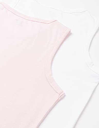 Tommy Hilfiger 2P Tank Top Juego de Pijama, Pale Pink/White, 8/10/2020 para Niñas