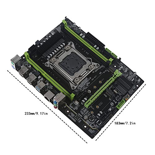 WANMEI X99 Intel Motherboard LGA 2011-3 NVME M.2 ranura compatible con 4 canales memoria DDR4 compatible con CPU ECC XEON E5 2678 V3 V4