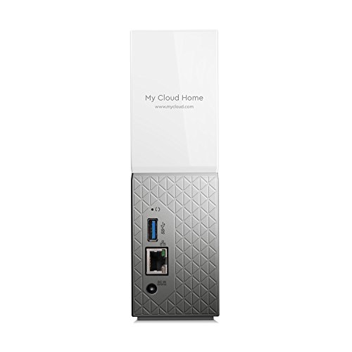 Western Digital My Cloud Home - Almacenamiento en red de 6.TB, 1 bahía, Blanco y Gris