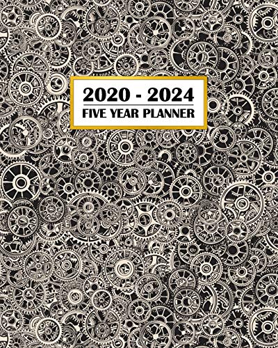 2020-2024 Five Year Planner: Steampunk Gears | Cool Vintage Engineering | 60 Month Calendar and Log Book | Business Team Time Management Plan | Agile ... 5 Year - 2020 2021 2022 2023 2024 Calendar)