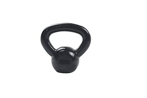 Athlyt - Kettlebell, 6 kg, negra