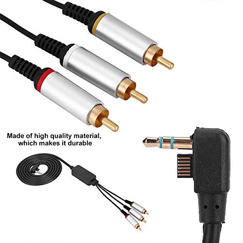 Cable de componentes de 1,5 m, cable AV de audio y vídeo para PSP 1000 2000 3000