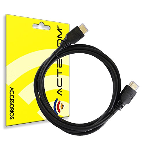 Cable HDMI Premium 1.4V 3D Alta Velocidad Ultra HD para Cable hdmi PS3 Cable hdmi PS4 Cable hdmi Xbox Resolución Full HD 1080P Plomo 1,5M Calidad Alta definición