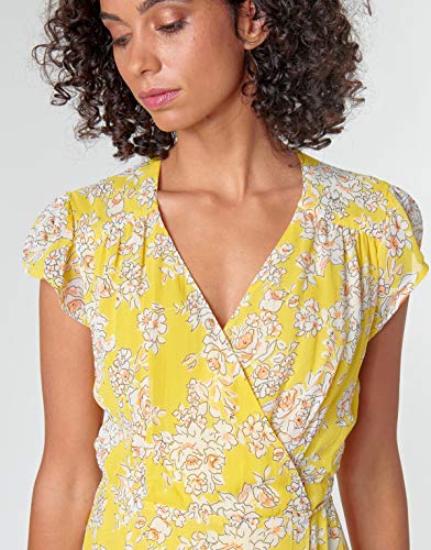 Derhy Canezou Vestido, Amarillo Amarillo 1, XL para Mujer