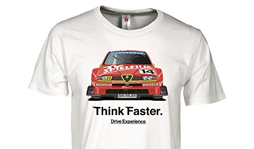 Drive Experience Camiseta Alfa Romeo 155 2.5 V6 Ti DTM ITC blanco XXL