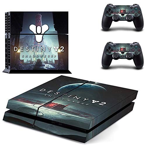 FENGLING Game Destiny 2 Ps4 Stickers Play Station 4 Skin PS 4 Sticker Decals Cover para Playstation 4 Ps4 Consola y Controlador Skins Vinyl