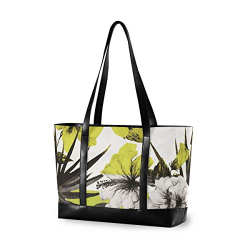 Flower Vector Handbag Tote Casual Outdoor Computer Bag Fashion Large Capacity