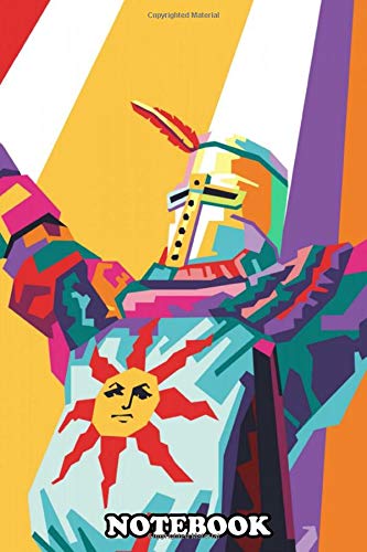Notebook: Solaire In Pop Art Style , Journal for Writing, College Ruled Size 6" x 9", 110 Pages