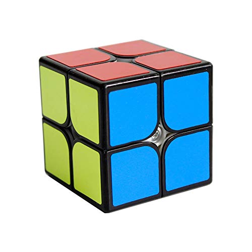 OJIN YuXin Little Magic 2x2x2 Cube Smooth Cube Suavemente rápido Twist Puzzle Puzzle de Enigma (Negro)