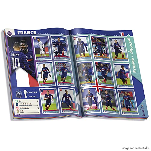 Panini- Road To World Cup 2022 colección de calcomanías (50 Paquetes) (004144BOX50F)