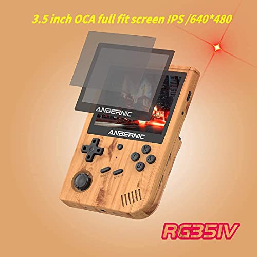 QIXIAOCYB RG351V Consola de Mano WiFi Consola de Juego Retro con 6 4G TF Tarjeta 2500 Juegos Open Source Linux System Console Portable Game Console Compatible con PSP / PS1 / NDS Consola Retro de 3.5