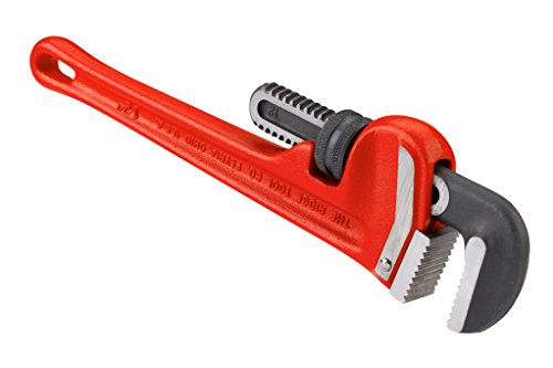 RIDGID 31015 Llave de tubo recta para servicio pesado de 12 pulgadas, Llave de fontanería de 12 pulgadas