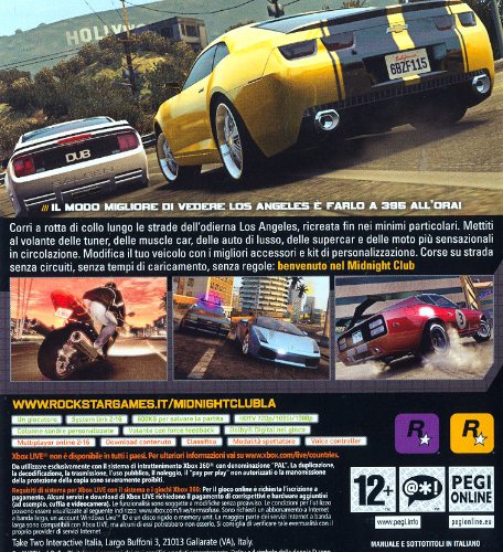 Rockstar Games Midnight Club - Juego (Xbox 360)