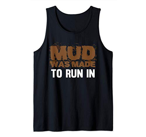 Running in Mud Tee - Mud Run Mudder Runner Camiseta Camiseta sin Mangas