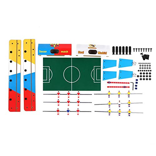 Tablero de futbolín, Mini futbolín de Madera, cómoda Textura Desigual, para Juegos de Interior y Exterior, Sala de Estar de Paly Room