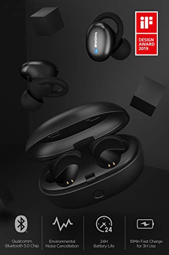 1MORE - Stylish E1026BT-I -Black Trully Wireless Earbuds