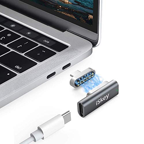 Adaptador magnético USB C de 20 pines, conector tipo C, compatible con USB pd de 100 W de carga rápida, transferencia de datos de 10 GBP/s y salida de vídeo 4K a 60 Hz, compatible con tipo C.