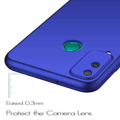 anccer Funda Huawei Honor Play 4 Ultra Slim Anti-Rasguño y Resistente Huellas Dactilares Totalmente Protectora Caso de Duro Cover Case para Huawei Honor Play 4 (Azul)