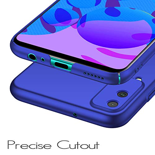 anccer Funda Huawei Honor Play 4 Ultra Slim Anti-Rasguño y Resistente Huellas Dactilares Totalmente Protectora Caso de Duro Cover Case para Huawei Honor Play 4 (Azul)