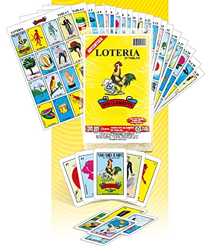 Autentica LOTERIA Mexican Bingo Set 20 Tablets Colorful and Educational! by Natorytian