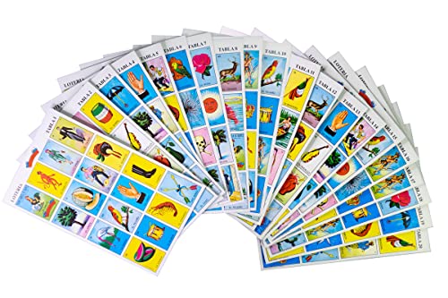 Autentica LOTERIA Mexican Bingo Set 20 Tablets Colorful and Educational! by Natorytian