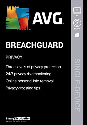 AVG Breach Guard 2022, 3 PC 2 Years, Privacy+Data Protection [Windows] [Licence]