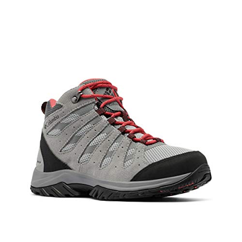 Columbia Redmond Iii Mid Waterproof Zapatillas para caminar para Mujer, Gris (Steam, Red Coral), 39 EU