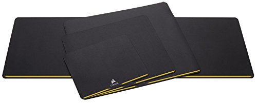 Corsair MM200 Alfombrilla de ratón para juego, superficie paño, tela, Tamaño Medio, Negro