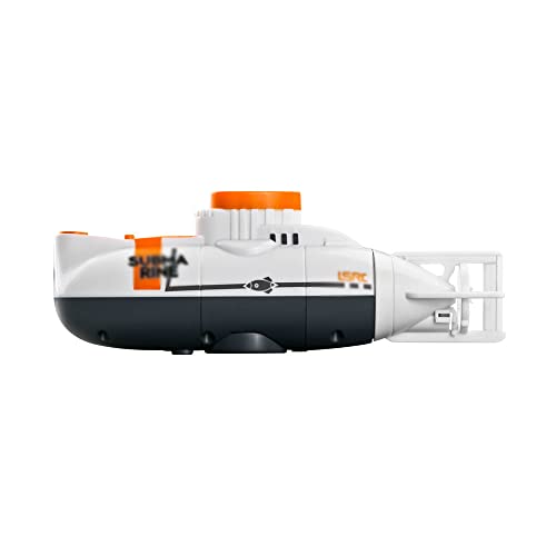 DFERGX Mini Submarino RC para Niños, Mini RC Eléctrico Remo Eléctrico Modelo Náutico Juguetes Barco De Control Remoto Juguete De Buceo Impermeable para Niños Y Niñas