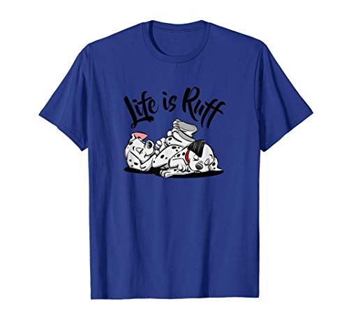 Disney 101 Dalmatians Puppies Sleeping Life Is Ruff Camiseta